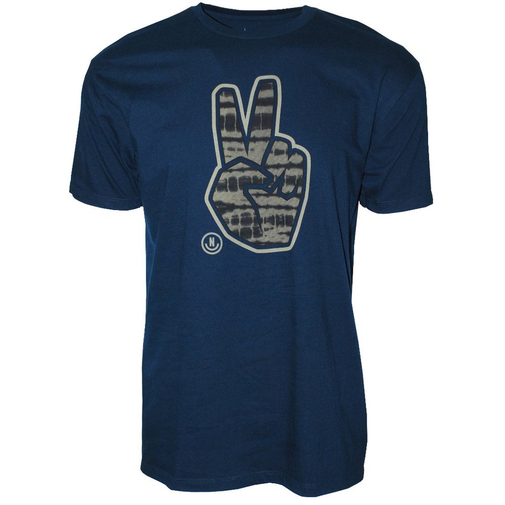 Neff Unisex Peace Out Graphic T-Shirt, Navy
